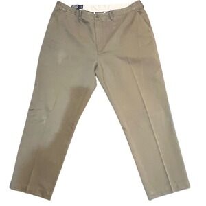 Vintage Polo Ralph Lauren Prospect Pant Khaki Tan Cotton Chino Trousers 40x30